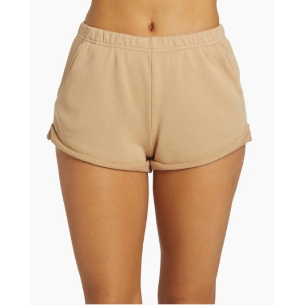 Spiritual Gangster Lounge Cotton Short Women Medium Tan Casual Loungewear Yoga